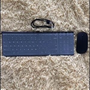 Wireless Bluetooth Keyboard & Mouse